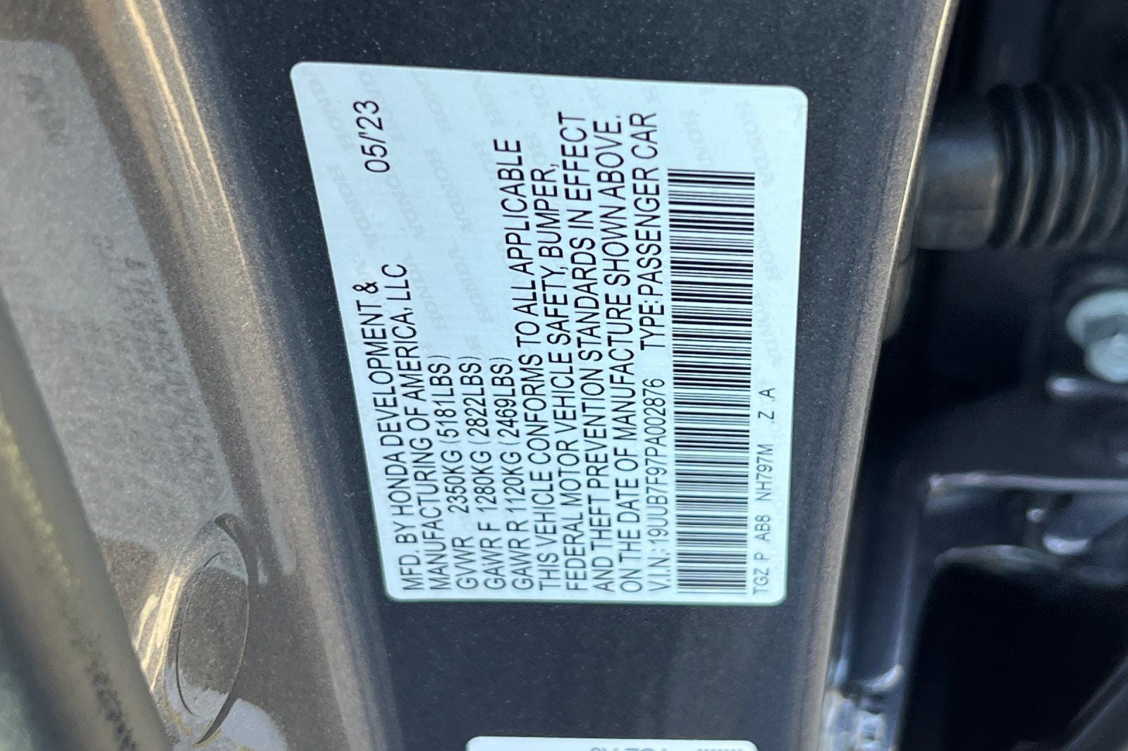 2023 Acura TLX Type S w/Performance Tire