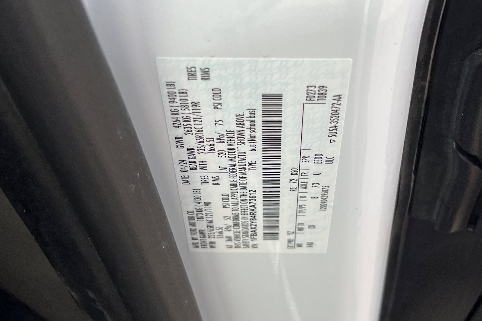 2024 Ford Transit-350 XLT