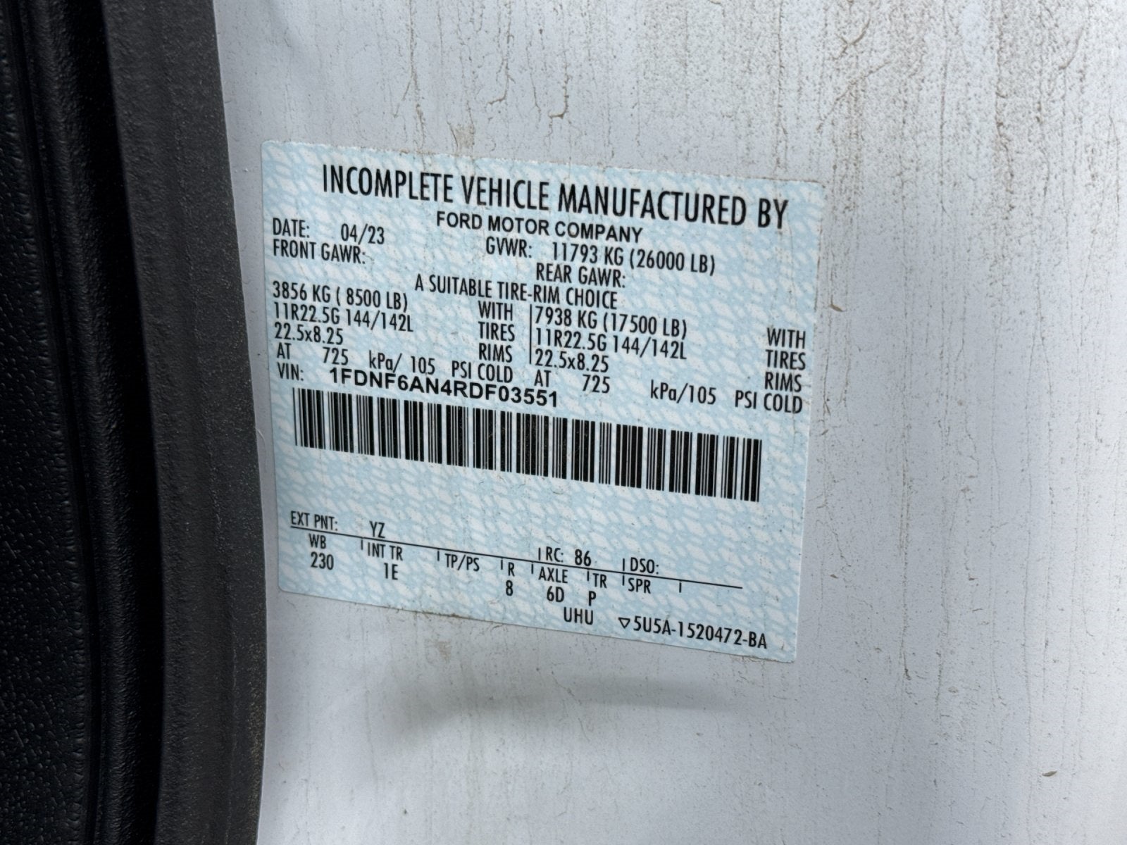 2024 Ford F-650SD Base