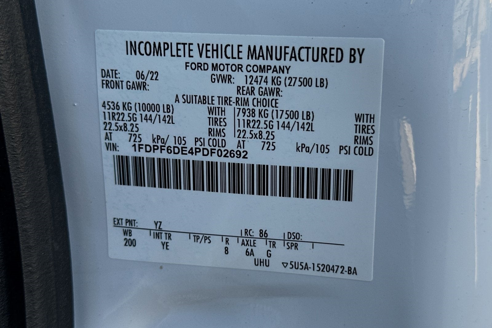 2023 Ford F-650SD Base