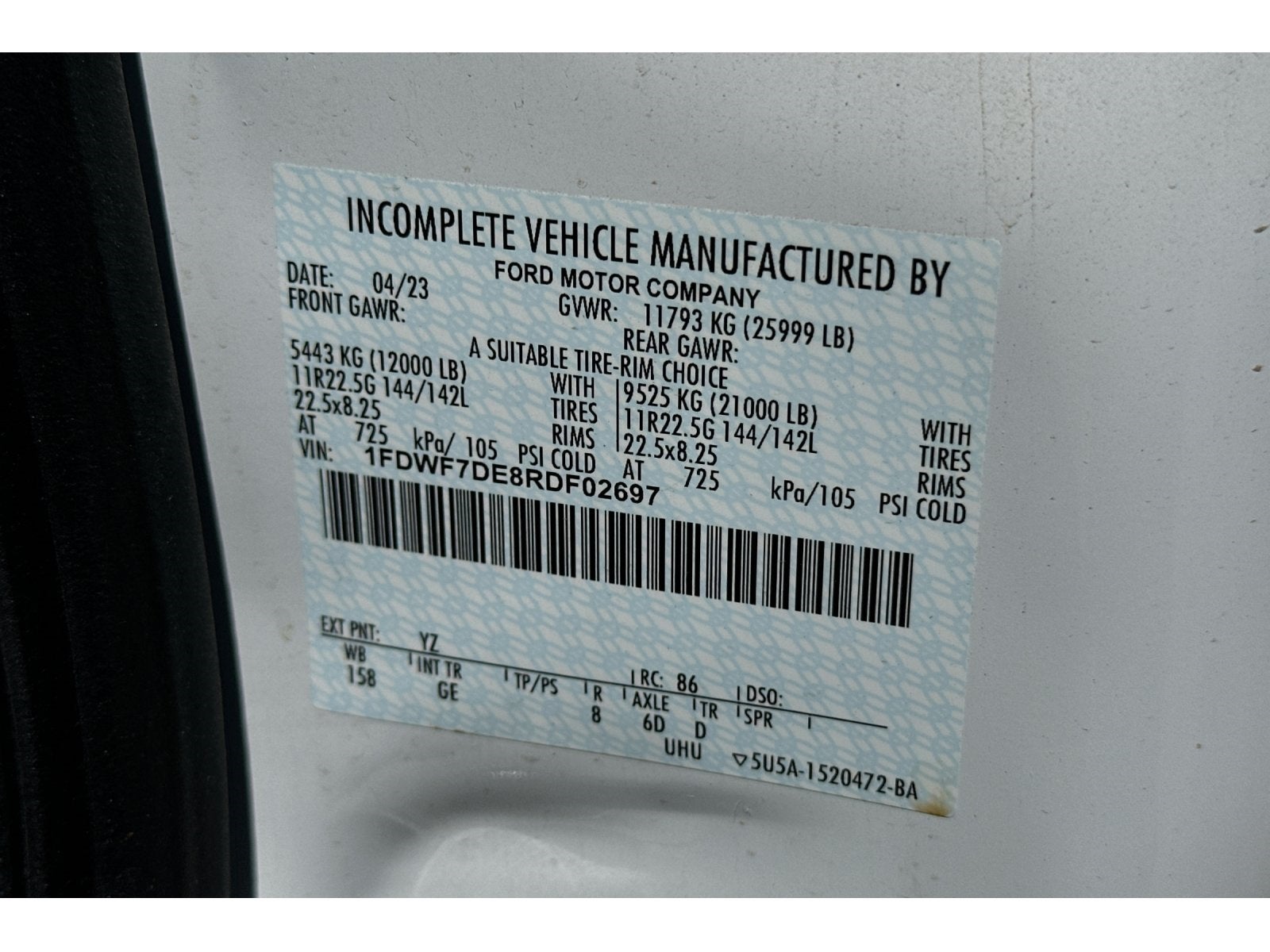 2024 Ford F-750SD Base DRW