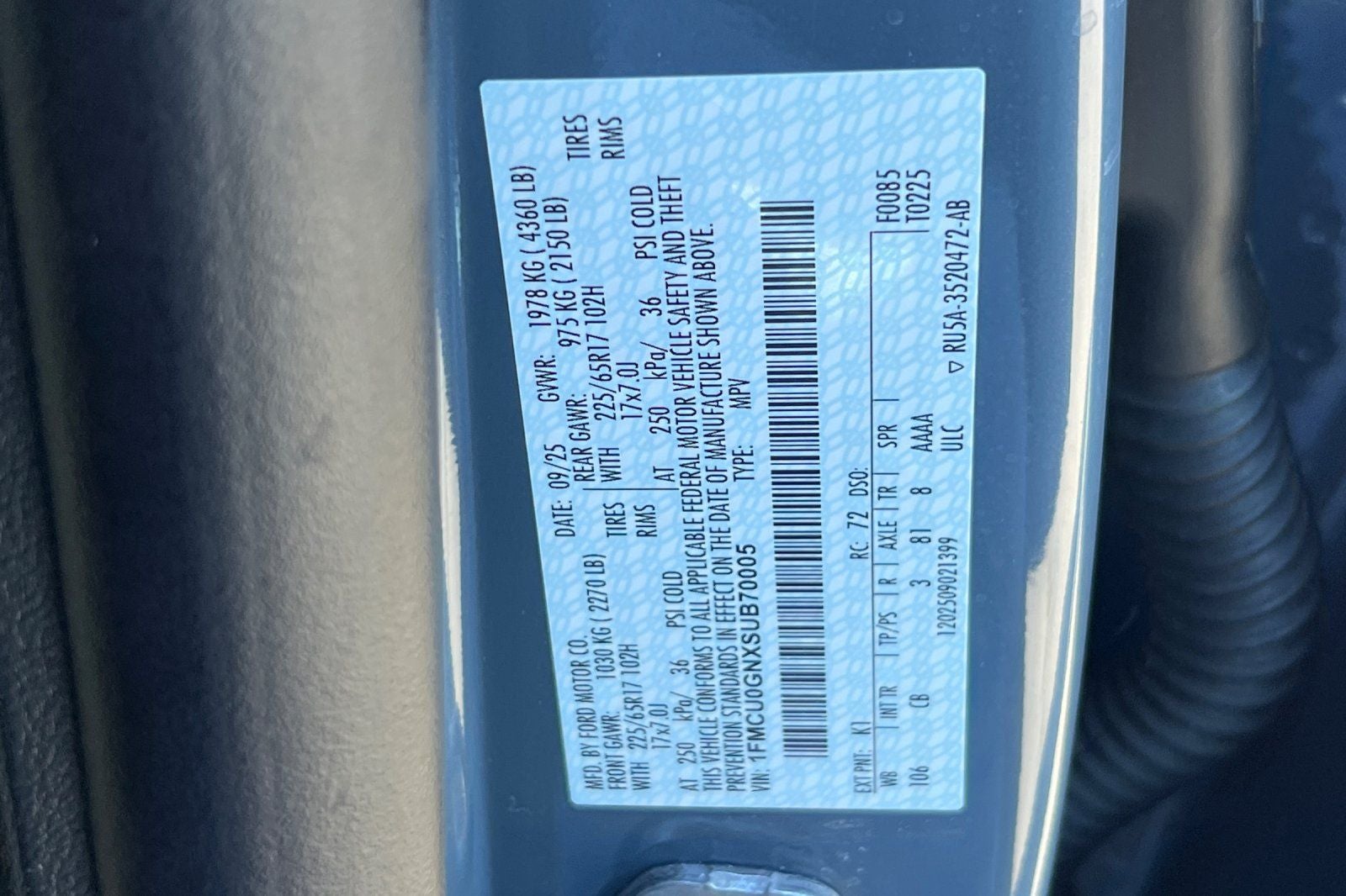 2025 Ford Escape Active