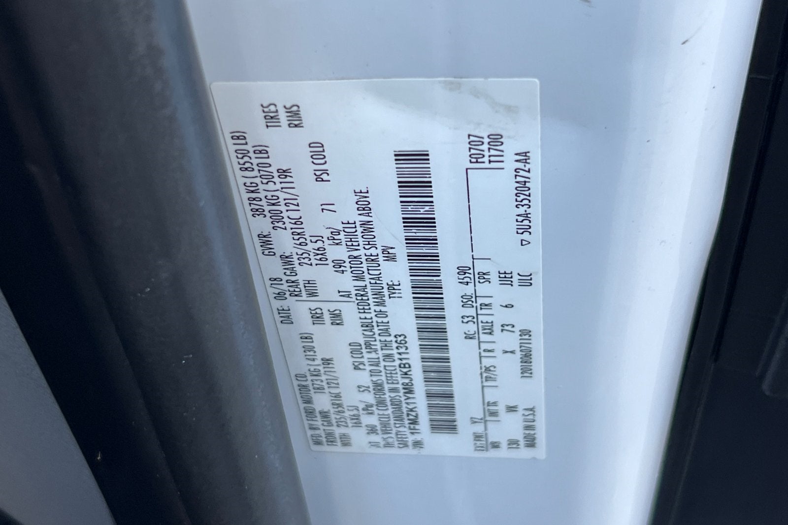 2018 Ford Transit-150 XL