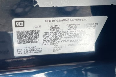 2022 Chevrolet Silverado 3500HD High Country