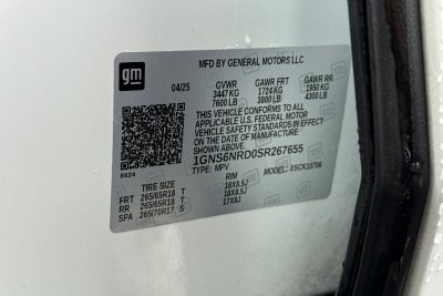 2025 Chevrolet Tahoe LT
