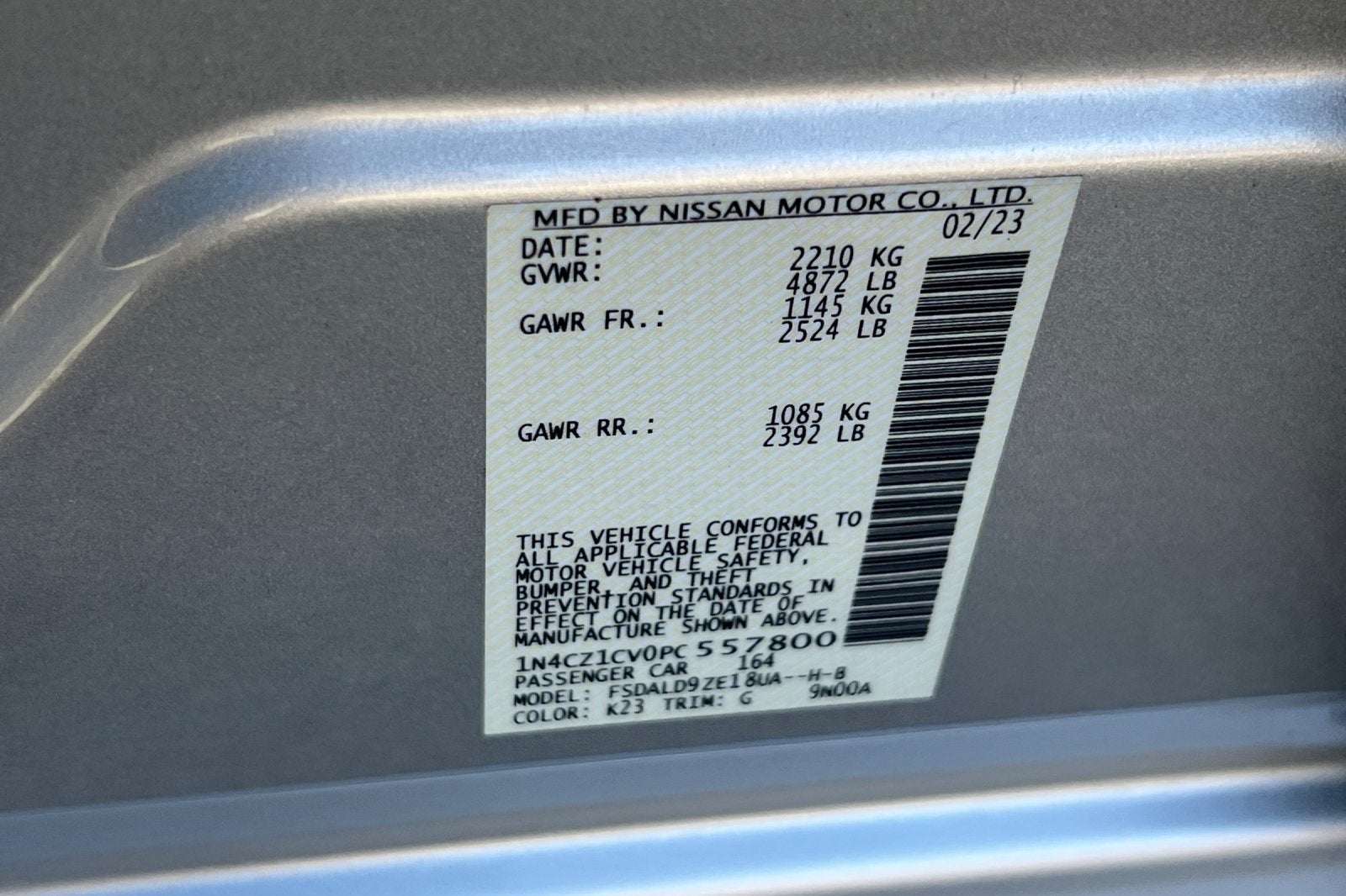 2023 Nissan Leaf SV Plus