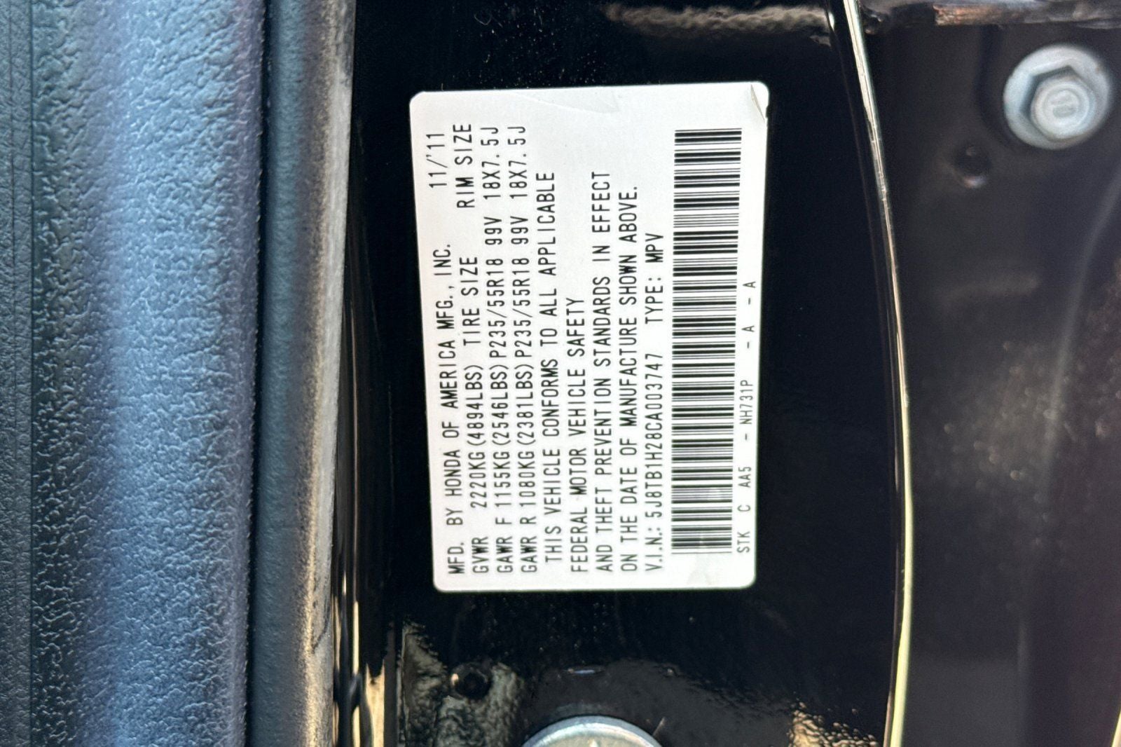 2012 Acura RDX Base SH-AWD
