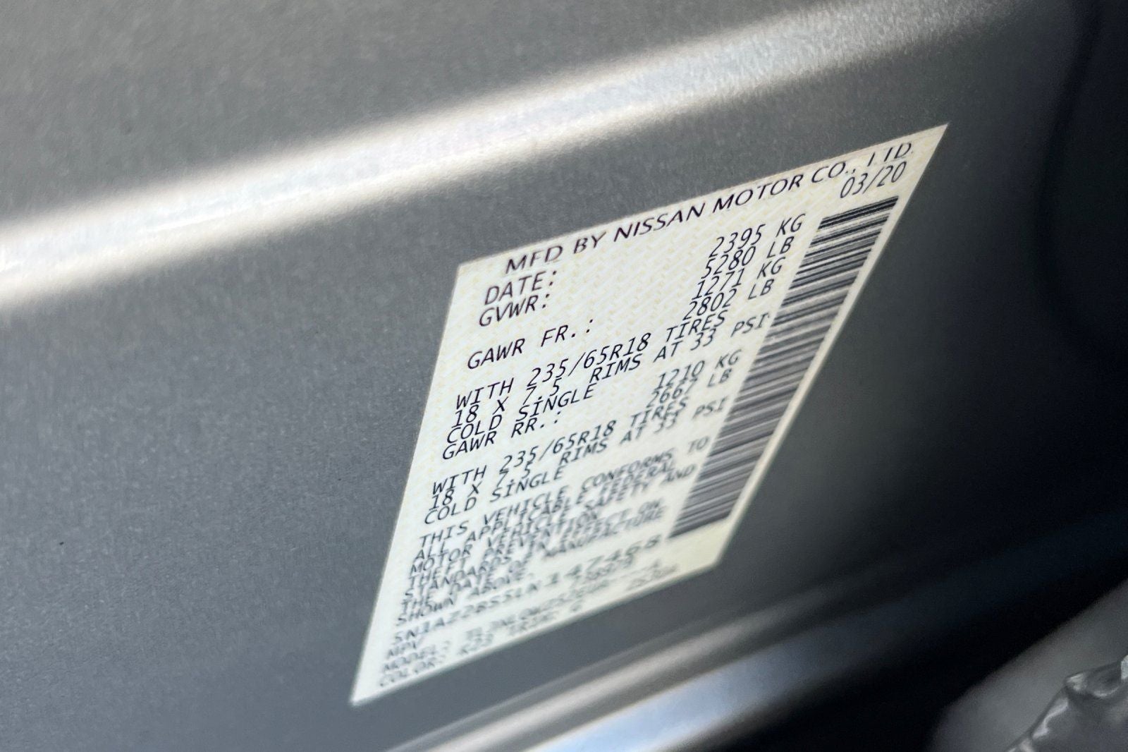 2020 Nissan Murano SV