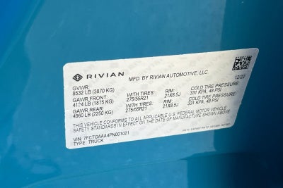 2023 Rivian R1T Adventure