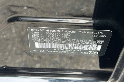 2022 Mitsubishi Mirage ES