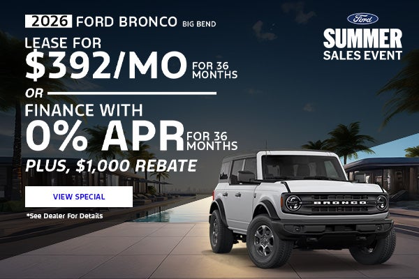 2026 Ford Bronco Big Bend
