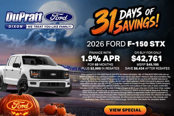 October Specials
