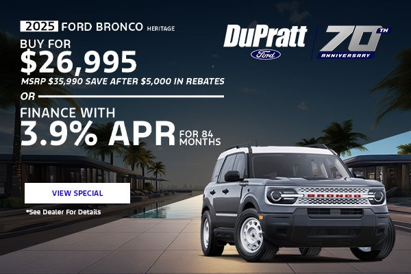 Ford Bronco Specials