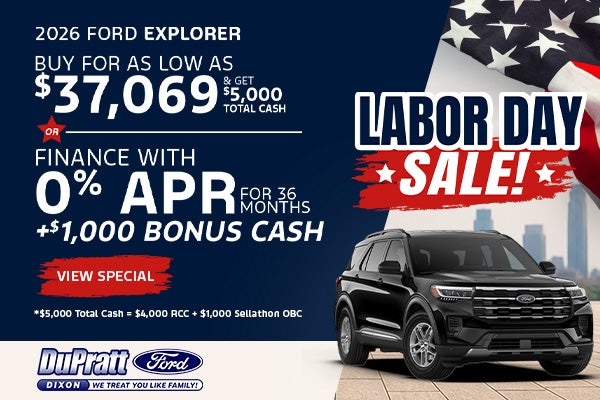Labor Day Specials